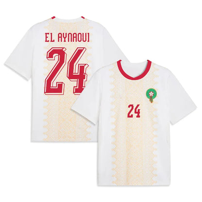Morocco Away Jersey Achraf Hakimi NO 2 Shirt World Cup 2026 Moroccans National T - SitterJersey.com