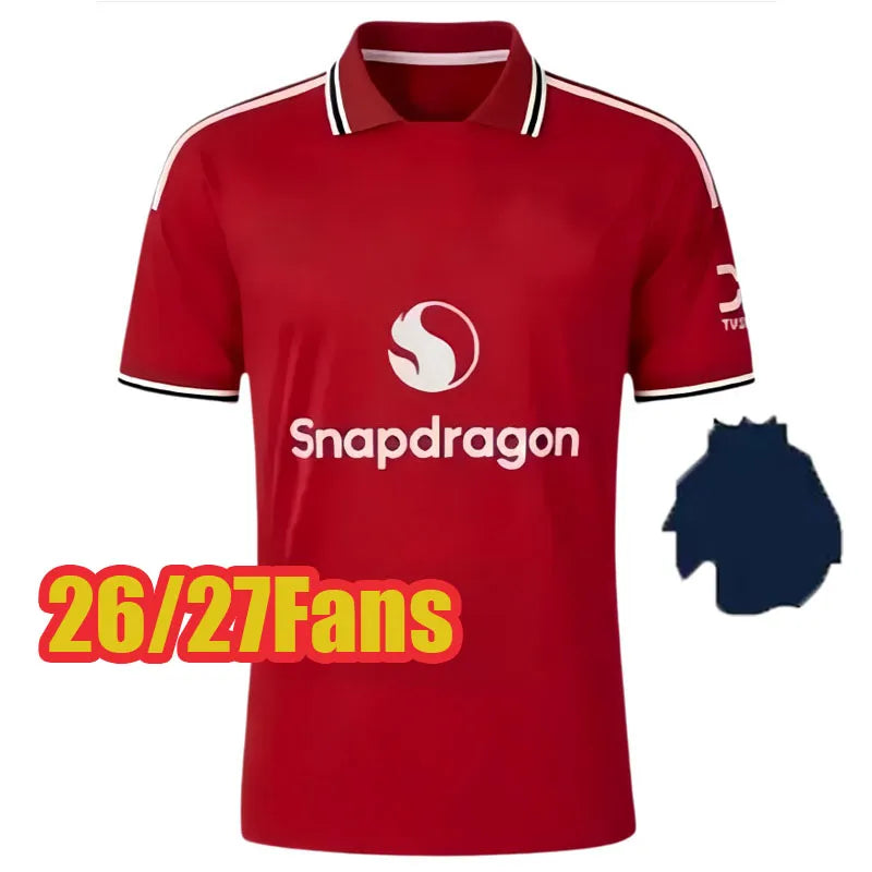 ManUnited SESKO MBEUMO CUNHA 25 26 27 Soccer Jerseys football shirts B. FERNANES - SitterJersey.com