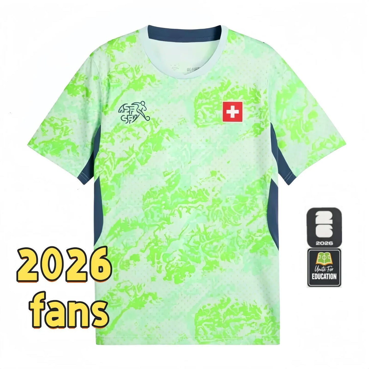 Switzerland National Team World Cup Soccer Jerseys ELVEDI AKANJI ZAKARIA SOW RIE - SitterJersey.com