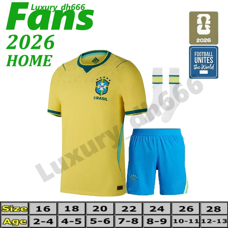 4XL brazil jersey 2026 World Cup 26 27 soccer jersey brasil football shirt maill - SitterJersey.com
