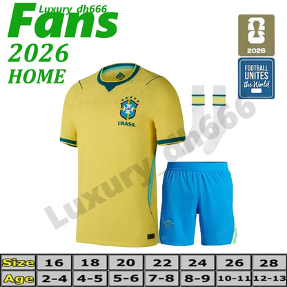 4XL brazil jersey 2026 World Cup 26 27 soccer jersey brasil football shirt maill - SitterJersey.com