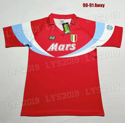 1987 1988 Retro Soccer Jerseys 87 88 Coppa Italia SSC Naples Maradona 10 Vintage - SitterJersey.com