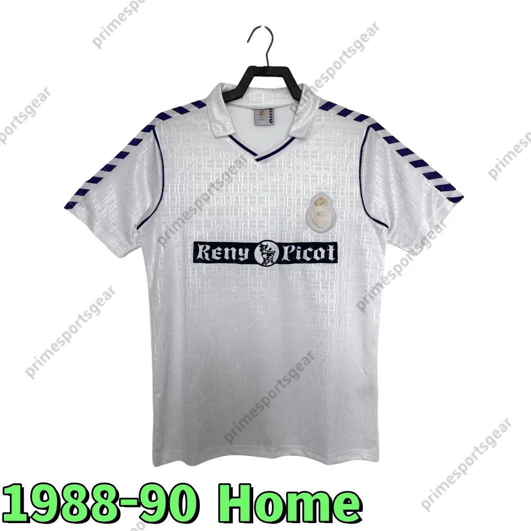 camiseta realmadrid Retro Soccer Jerseys Finals Football Shirt GUTI BENZEMA SEED - SitterJersey.com
