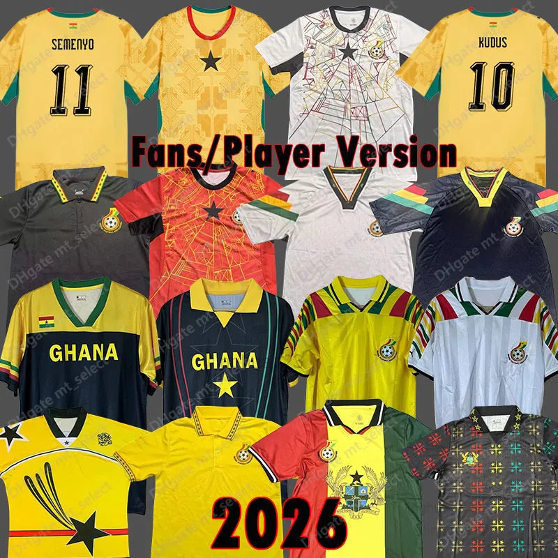 ghana jersey 2026 World Cup Ghana national football team Soccer Jerseys 26 27 J  - SitterJersey.com