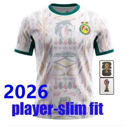 2 Star Senegal Soccer Jerseys 2025 2026 National Team SARR P.M.SARR N.JACKSON DI - SitterJersey.com