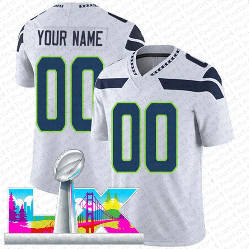 Sam Darnold Jaxon Smith-Njigba Football Jersey Cooper Kupp Jalen Milroe AJ Barne - SitterJersey.com