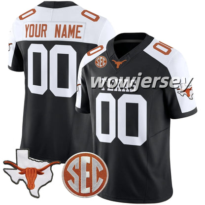 2026 Texas Longhorns Arch Manning Football Jersey Derrek Cooper Ryan Wingo Trevo - SitterJersey.com