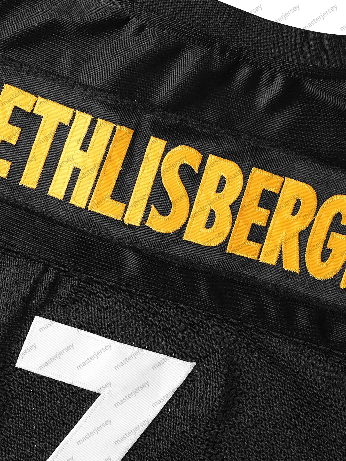#7 Comfy V-Neck Football Jerseys Men Mesh Embroidery for Training and Competitio - SitterJersey.com