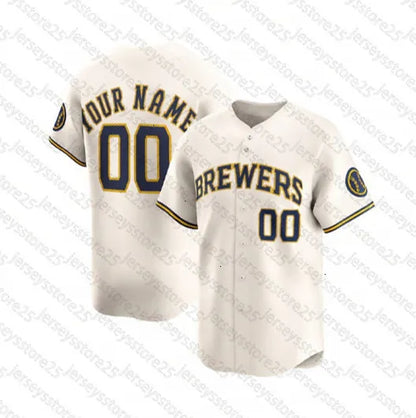 2026 Brewers Baseball Jersey Christian Yelich Jackson Chourio Jacob Misiorowski  - SitterJersey.com