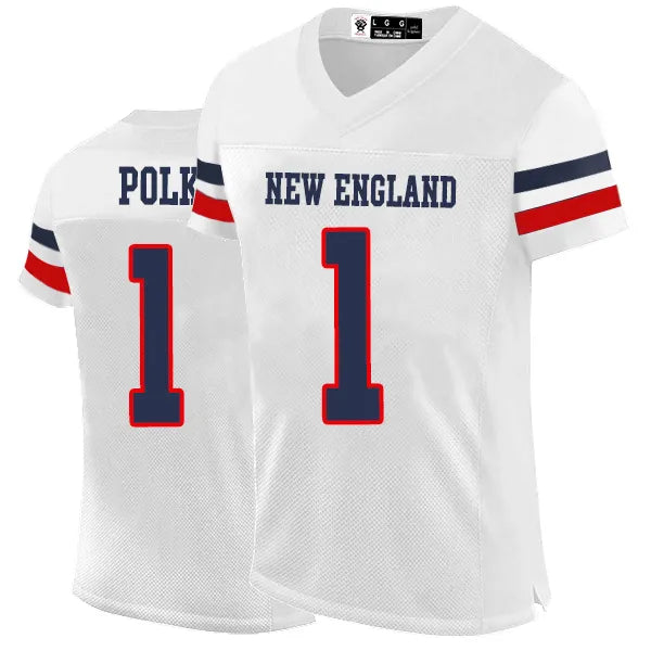 10 Drake Maye Football Jerseys Christian Gonzalez Rhamondre Stevenson Demario Do - SitterJersey.com