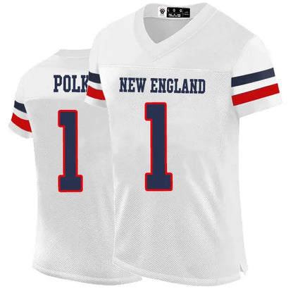 10 Drake Maye Football Jerseys Christian Gonzalez Rhamondre Stevenson Demario Do - SitterJersey.com