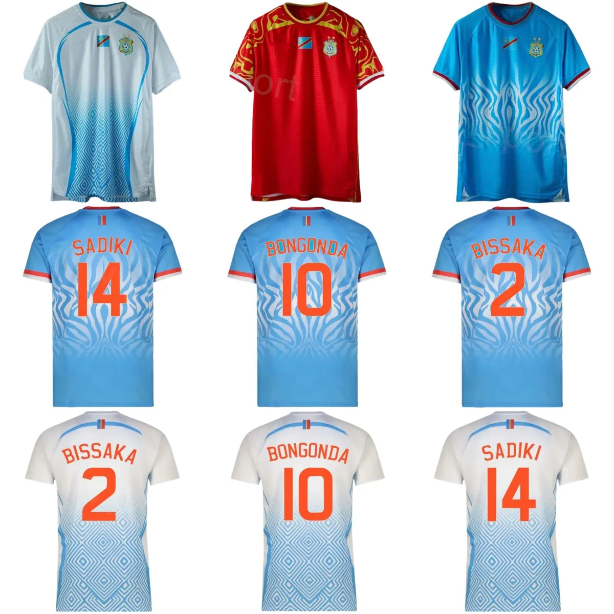 congo jersey 2026 world cup soccer jerseys national team T.BONGONDA F.MAYELE hom - SitterJersey.com