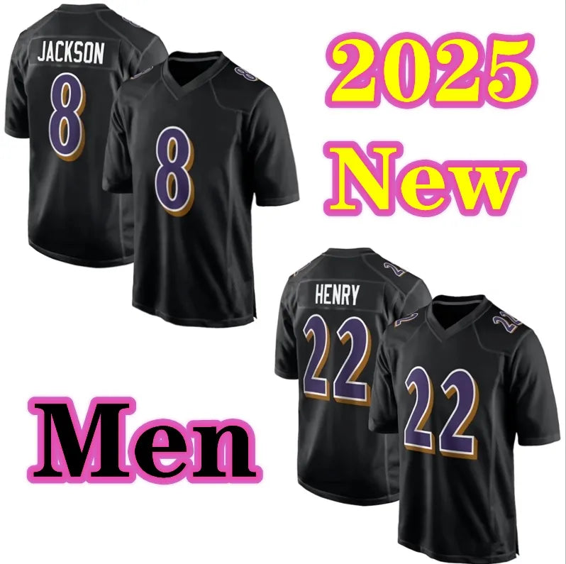 Derrick Henry Lamar Jackson Roquan Smith Zay Hamilton Mark Andrews Wiggins Lewis - SitterJersey.com