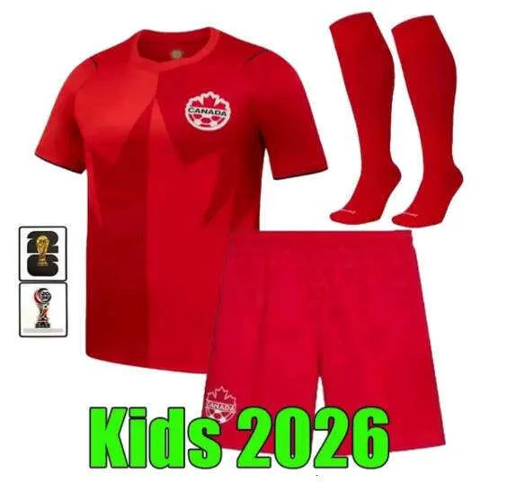 canada soccer jersey 2026 World Cup J.DAVID DAVIES LARIN 26 27 CAVALLINI MILLAR  - SitterJersey.com