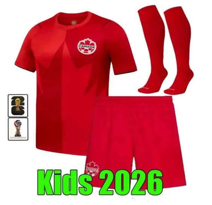 canada soccer jersey 2026 World Cup J.DAVID DAVIES LARIN 26 27 CAVALLINI MILLAR  - SitterJersey.com