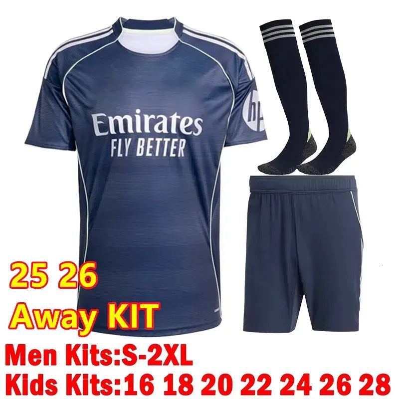 25 26 27 MBAPPE BELLINGHAM VINI JR soccer jerseys HUIJSEN valverde CARVAJAL 2026 - SitterJersey.com
