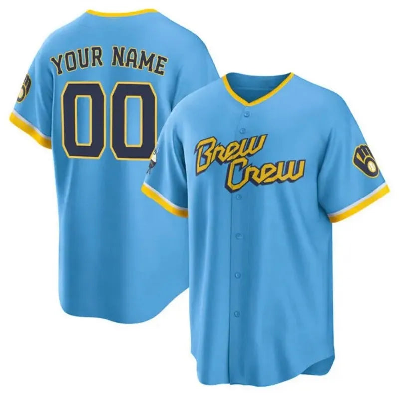 Custom 11 Jackson Chourio Christian 22 Yelich 10 Sal Frelick Jersey Luis Urias C - SitterJersey.com