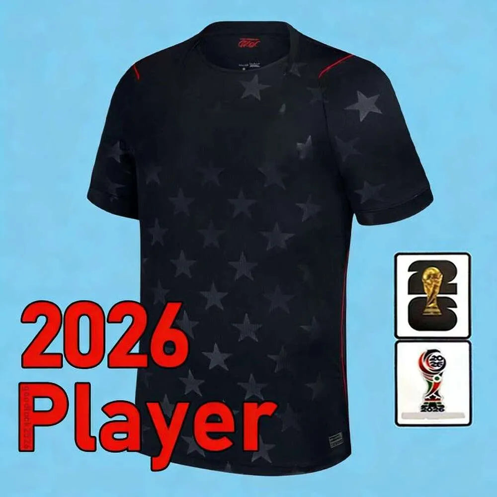 Usa Soccerjersey 2026 World Cup PULISIC BALOGUN Football Jersey AARONSON WRIGHT  - SitterJersey.com