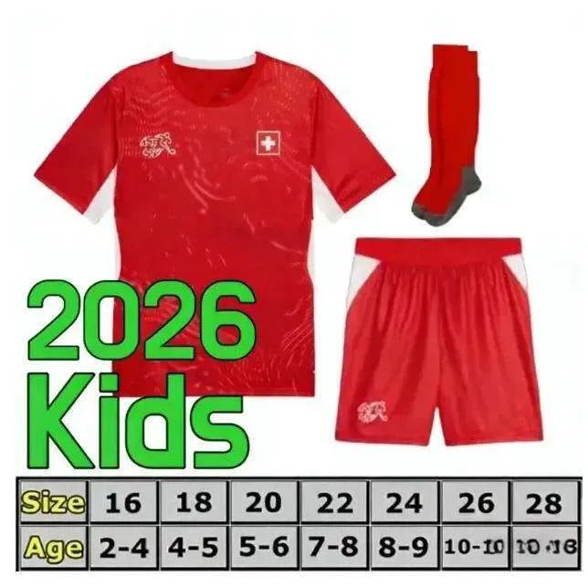 Switzerland Jersey 2026 World Cup National Team Soccer Jerseys 26 27 ELVEDI AKAN - SitterJersey.com