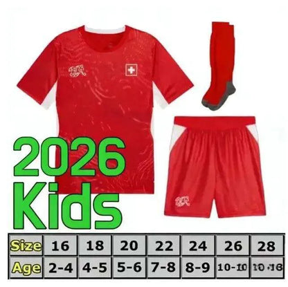 Switzerland Jersey 2026 World Cup National Team Soccer Jerseys 26 27 ELVEDI AKAN - SitterJersey.com