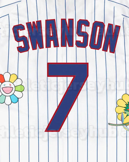 18 Imanaga 2025 Tokyo Series Takashi Murakami Jerseys Kyle Tucker Dansby Swanson - SitterJersey.com