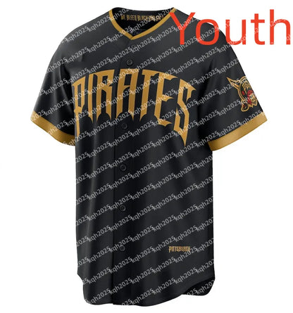 Men Pirates Baseball Jersey Willie Stargell Roberto Clemente Paul Skenes Endy Ro - SitterJersey.com
