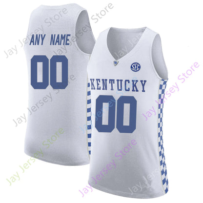 Kentucky Wildcat Basketball Jersey College 1 Denzel Aberdeen 00 Otega Oweh 5 Col - SitterJersey.com
