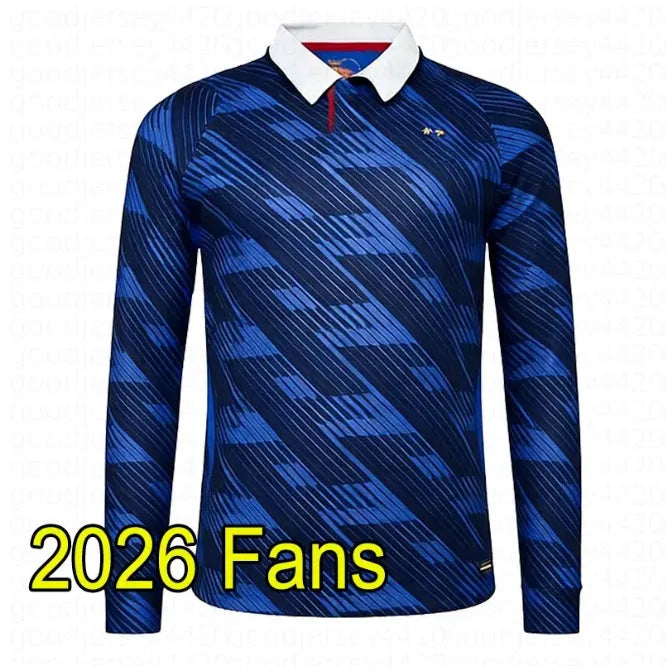 2026 maillot French Soccer Jerseys MBAPPE CHERKI OLISE DOUE Saliba kit Dembele 2 - SitterJersey.com