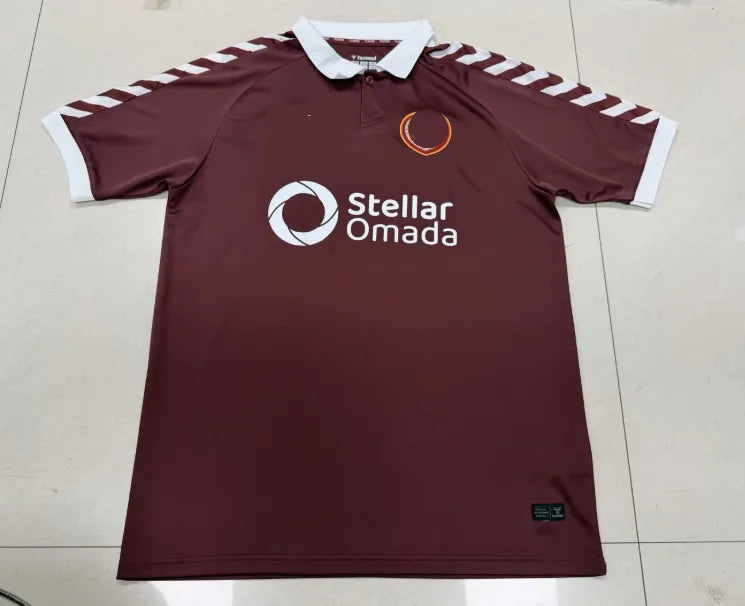 26 27 Heart of Midlothian Soccer Jerseys Hearts Home Fans BOYCE SHANKLAND DEVLIN - SitterJersey.com