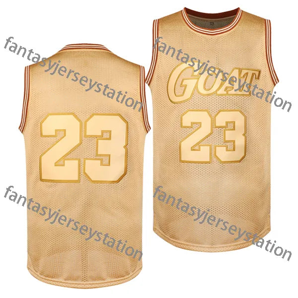 Men's Red Basketball Jerseys Chicagoes 23 Black Hip Hop Fashion Embroidered Stit - SitterJersey.com