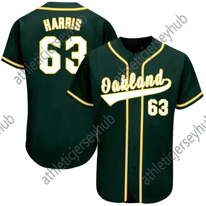 Mens Custom Stitched Baseball Jerseys - 9 Reggie, 26 Matt, 24 Rickey, 2 Khris, 2 - SitterJersey.com