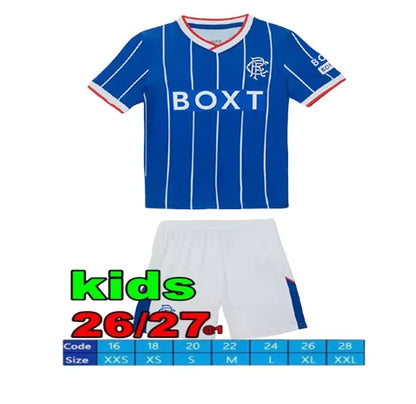 2026 Glasgow RangersS fc 26 27 home soccer jersey home Ranger COLAK ROOFE LUNDST - SitterJersey.com