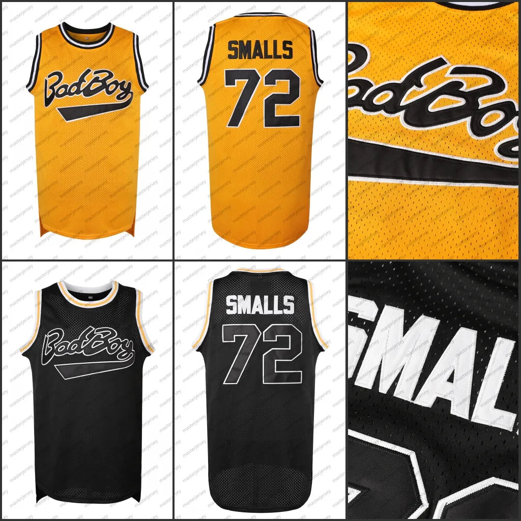 #7 SMALLS Men's Basketball Jersey Sweatshirt - Embroidered Movie Mesh Letters \u - SitterJersey.com