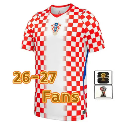 Modric 2026 World Cup Croatia Soccer Jerseys FANS Player 26 27 PERISIC Football  - SitterJersey.com