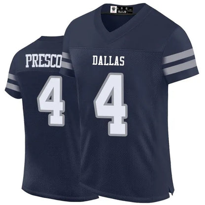 88 Lamb Parsons Prescott Diggs Aubrey 2024 Football Jerseys Ferguson Rush Stauba - SitterJersey.com