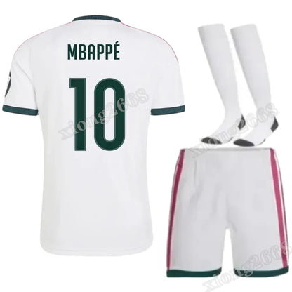 2026 Reals Madrid Soccer Jerseys kids football kits MBAPPE BELLINGHAM VINI JR Sh - SitterJersey.com