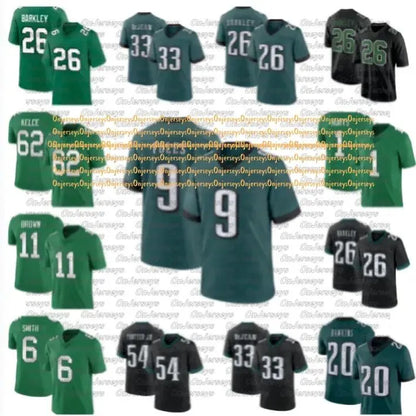 Philadelphiacity 9 Makai Lemon Eaglejersey Saquon Barkley DeVonta Smith Jalen Hu - SitterJersey.com