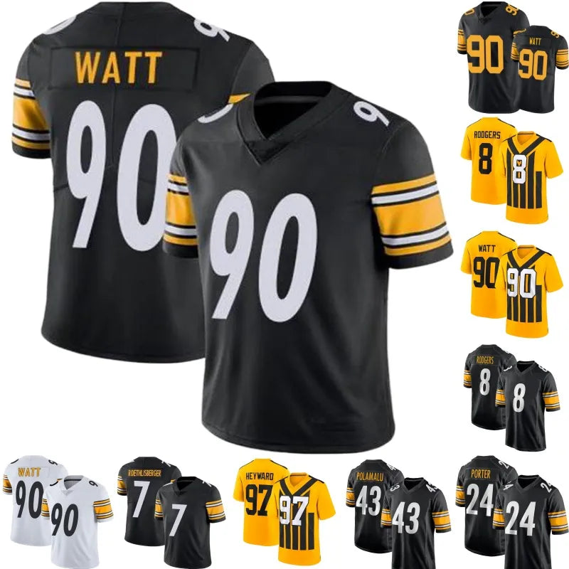 Men's 1 Black 26 62 Green America Football Jersey - Breathable, Short Sleeve, V- - SitterJersey.com