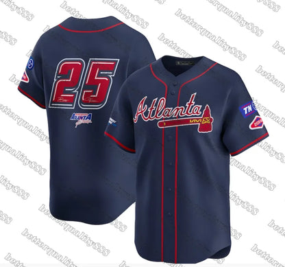 All-Star USA250 250th Ronald Acuna Jr. Braves Baseball Jersey 1 Ozzie Albies Spe - SitterJersey.com