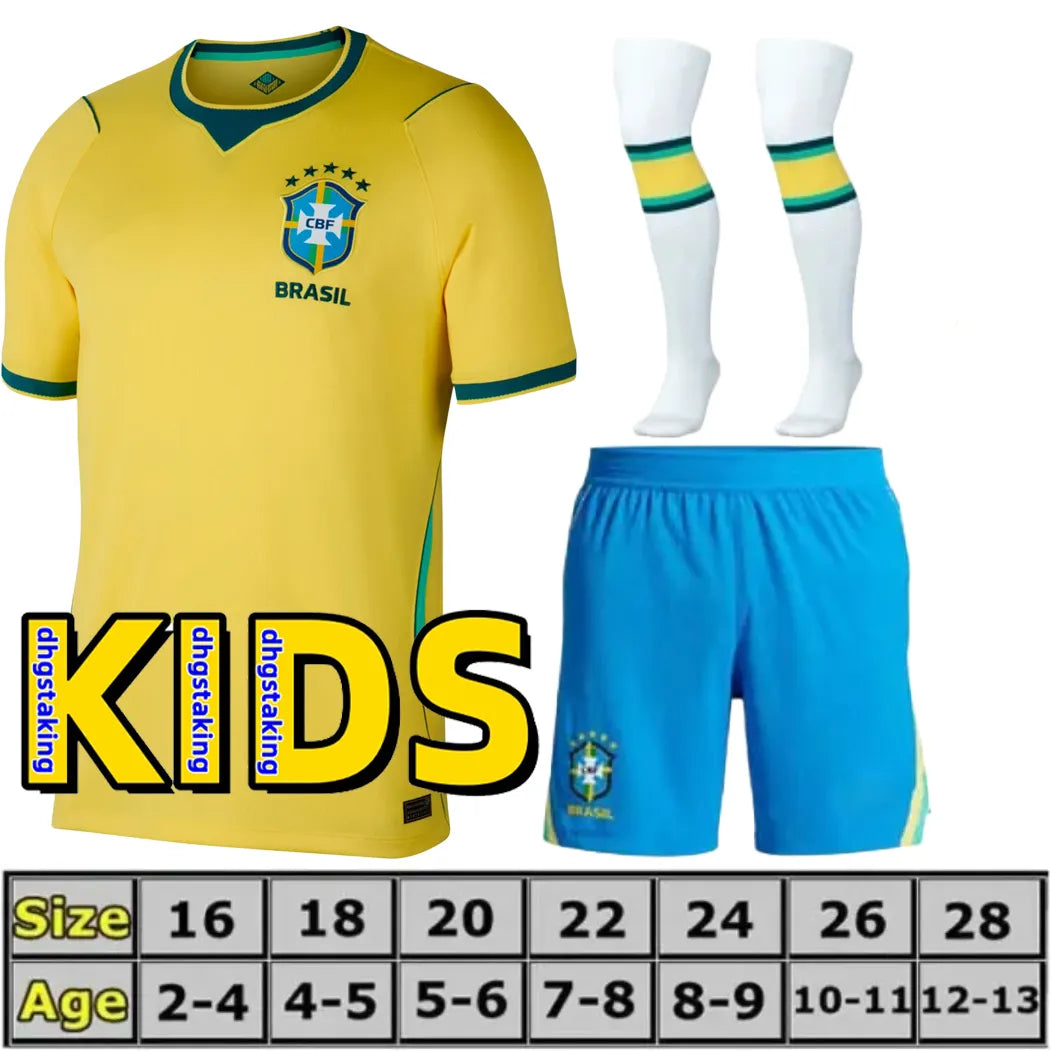 2025 2026 World Cup BRAZILS soccer jerseys Camiseta de futbol PAQUETA RAPHINHA 2 - SitterJersey.com