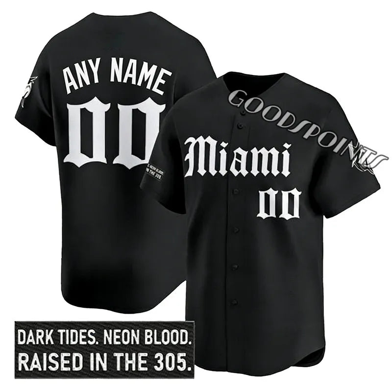 Miamis Marlins Jersey Eury Perez Sandy Alcantara Agustin Ramirez Fairbanks jerse - SitterJersey.com