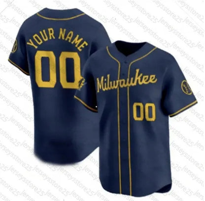 2026 Brewers Baseball Jersey Christian Yelich Jackson Chourio Jacob Misiorowski  - SitterJersey.com