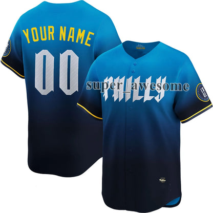 Bryce Harper Baseball Jersey Trea Turner Kyle Schwarber JT Realmuto Alec Bohm Br - SitterJersey.com