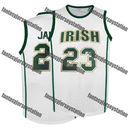 Men's Red Basketball Jerseys Chicagoes 23 Black Hip Hop Fashion Embroidered Stit - SitterJersey.com