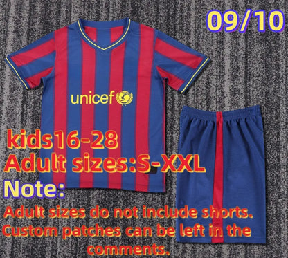 retro Barcelona jersey kids 92 95 98 99 03 04 15 16 17 RONALDINHO RIVALDO maillo - SitterJersey.com