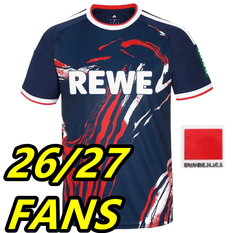 New 2026 2027 FC Koln Soccer Jerseys Koln jersey MARTEL HUBERS WALDSCHMIDT KAINZ - SitterJersey.com
