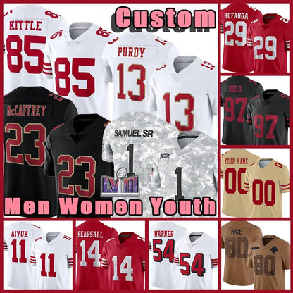 CJ Stroud Nico Collins Football Jersey David Montgomery Nick Chubb Will Anderson - SitterJersey.com