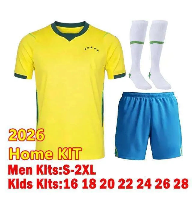 Brazil Jersey 2026 World Cup ENDRICK CASEMIRO Soccer Jerseys RICHARLISON Camiset - SitterJersey.com