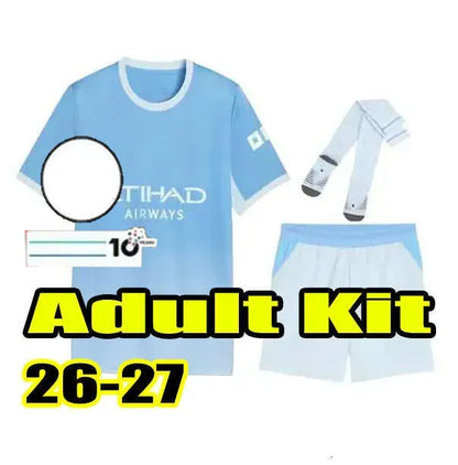 26 27 ManchesterS City Soccer Jerseys 2026 2027 Man City Fans Player Men Kids Ki - SitterJersey.com