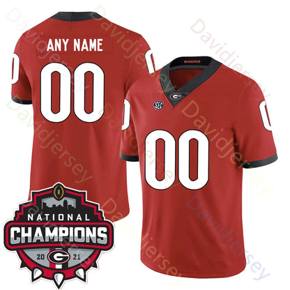 Georgia Bulldog Football Jersey College Gunner Stockton Zachariah Branch Kaiden  - SitterJersey.com